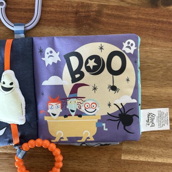Disney Baby My First Scare The Nightmare Before Christmas Infant Soft Book Toy - Picture 5 of 13